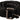 GF Ferre Elegant Black Waist Belt with Metal Buckle