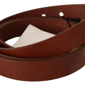 Custom National Elegant Brown Leather Fashion Belt