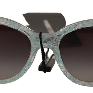 Dolce &amp; Gabbana Gafas de sol de acetato con cristales y encaje siciliano