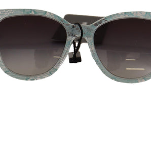 Dolce &amp; Gabbana Gafas de sol de acetato con cristales y encaje siciliano