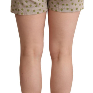 Dolce &amp; Gabbana Chic Polka Dot Cotton Stretch Shorts