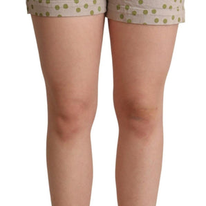 Dolce &amp; Gabbana Chic Polka Dot Cotton Stretch Shorts