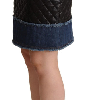 Dolce & Gabbana Sleek High-Waist Leather Mini Skirt Dolce & Gabbana 