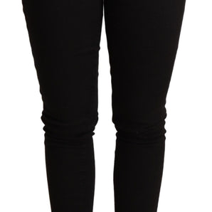 Dolce & Gabbana Elegant Slim Black Skinny Jeans