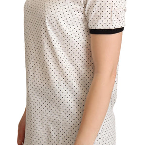 Dolce &amp; Gabbana Polka Dot Crewneck Cotton Tee