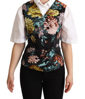 Dolce & Gabbana Exquisite Floral Jacquard Waistcoat Dolce & Gabbana 