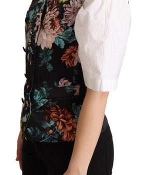 Dolce & Gabbana Exquisite Floral Jacquard Waistcoat Dolce & Gabbana 