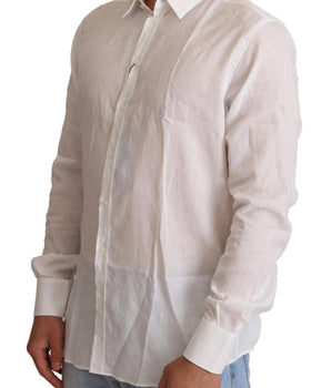 Dolce & Gabbana Elegant Floral Martini Slim Fit Dress Shirt Dolce & Gabbana 