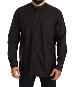 Dolce & Gabbana Elegant Black 100% Cotton Men's Shirt Dolce & Gabbana 