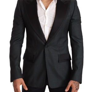 Dolce &amp; Gabbana Chaqueta tipo blazer de corte slim con estampado elegante