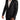 Dolce & Gabbana Elegant Black Metallic Slim Fit Blazer Jacket