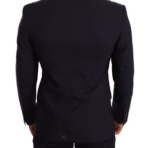 Dolce &amp; Gabbana Elegant Navy Martini Blazer by Renowned Tailors