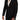 Dolce &amp; Gabbana Blazer elegante de algodón negro de corte slim