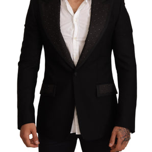 Dolce & Gabbana Elegant Slim Fit Black Blazer Jacket