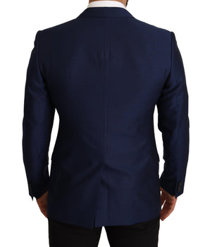 Dolce & Gabbana Navy Blue Slim Fit Jacket MARTINI Blazer