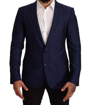 Dolce & Gabbana Navy Blue Slim Fit Jacket MARTINI Blazer