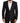 Dolce & Gabbana Black Linen Slim Fit Coat Jacket Blazer