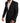 Dolce & Gabbana Black Linen Slim Fit Coat Jacket Blazer