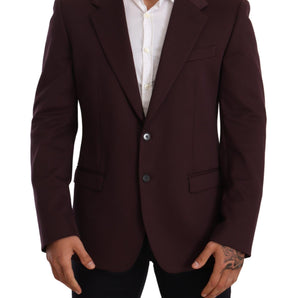 Dolce &amp; Gabbana Blazer elegante índigo de corte slim para hombre