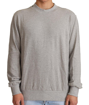 Dolce & Gabbana Sophisticated Gray Crewneck Sweater Dolce & Gabbana 
