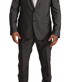 Dolce & Gabbana Elegant Martini Slim-Fit Wool Silk Suit Dolce & Gabbana 