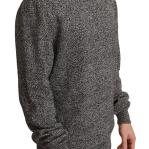 Dolce & Gabbana Elegant Gray Cashmere Turtleneck Sweater