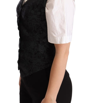 Dolce & Gabbana Enchanting Jacquard Floral Waistcoat Dolce & Gabbana 