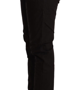 CYCLE Elegant Black Baggy Cotton Pants CYCLE 