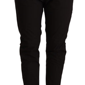 CYCLE Elegant Black Baggy Cotton Pants