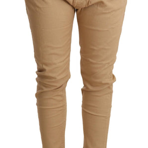 CYCLE Beige Mid Waist Slim Fit Skinny Pants