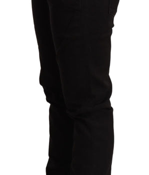 Acht Black Low Waist Skinny Denim Jeans