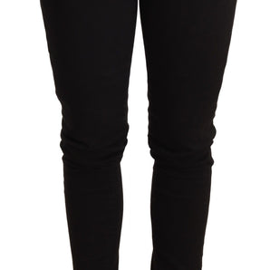 Dolce &amp; Gabbana Elegant Black Slim Skinny Jeans