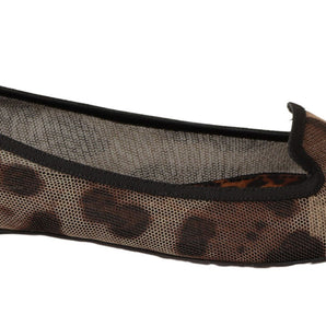 Dolce &amp; Gabbana Mocasines planos elegantes con estampado de leopardo