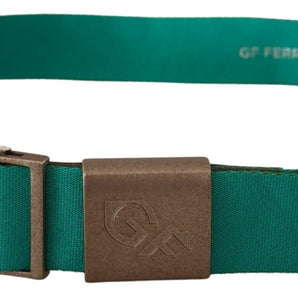 GF Ferre Elegante cinturón ajustable de algodón verde