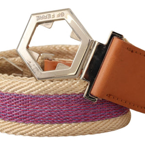 GF Ferre Elegant Multicolor Leather Fashion Belt