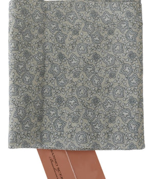 Ermanno Scervino Beige Blue Belt Wrap Beachwear Waist Ermanno Scervino 