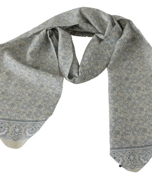 Ermanno Scervino Beige Blue Belt Wrap Beachwear Waist Ermanno Scervino 