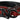 Custom National Red Black Leather Black Logo Buckle Blood Belt