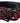 Costume National Red Black Leather Black Logo Buckle Blood Belt Costume National 