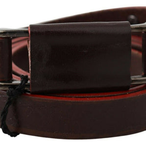 Custom National Elegant Brown Leather Fashion Belt