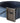 Costume National Blue Normal Leather Logo Buckle Belt