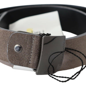 Custom National Classic Brown Leather Adjustable Belt