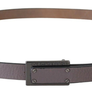 Custom National Elegant Brown Leather Fashion Belt