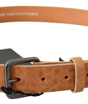 Costume National Light Brown Genuine Leather Belt Costume National 