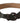 Ermanno Scervino Dark Brown Leather Round Buckle Waist Belt Ermanno Scervino 
