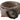 GF Ferre Brown Leather Solid Waist Metal Ribbon Belt