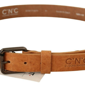 Custom National Light Brown Buckle Waist Belt