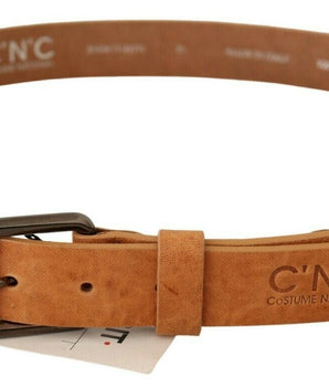 Costume National Light Brown Buckle Waist Belt Costume National 
