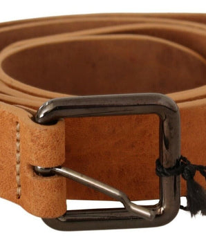 Costume National Light Brown Buckle Waist Belt Costume National 
