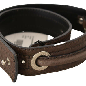 Custom National Elegant Brown Leather Fashion Belt